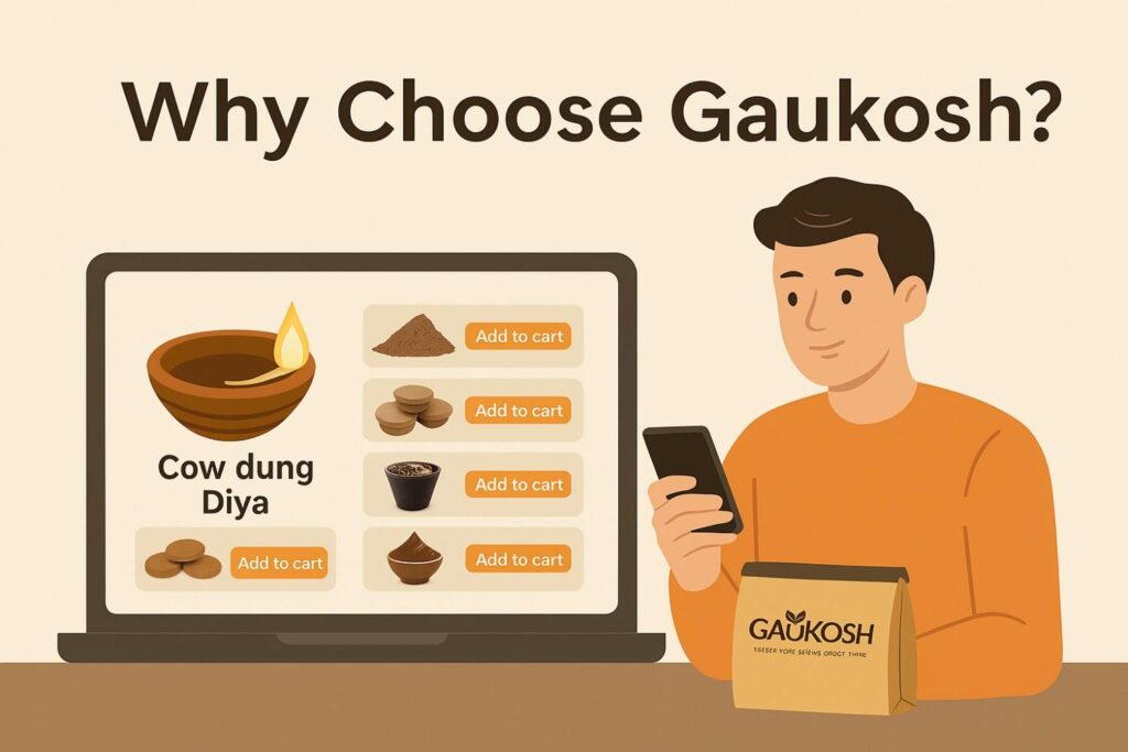 Buy cow dung products at Gaukosh
